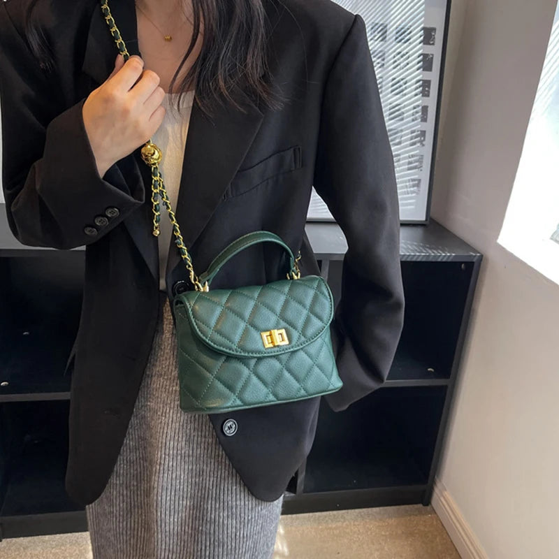 Adjustable Shoulder Strap Crossbody Bags Solid Retro Leather Satchel