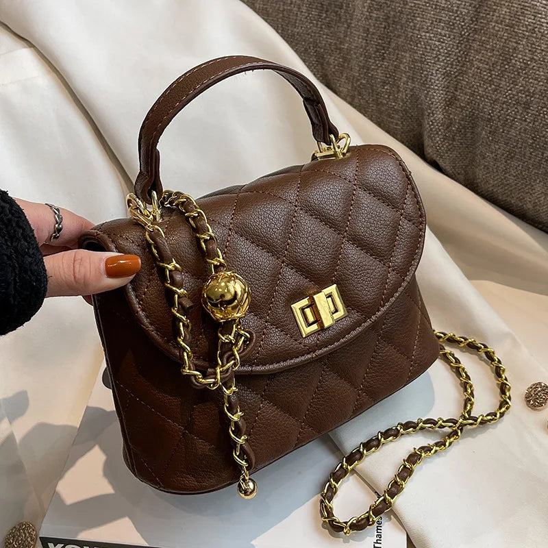 Adjustable Shoulder Strap Crossbody Bags Solid Retro Leather Satchel