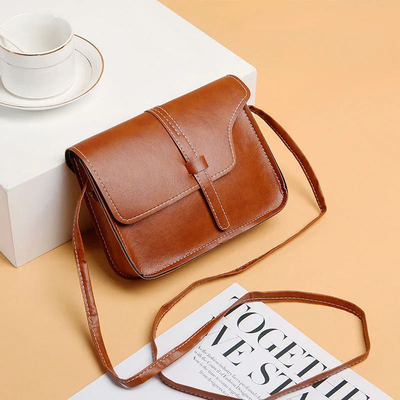 Retro Lady Shoulder Bag Small Square Crossbody Bag