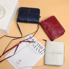 Retro Women Messenger Bag Solid Small Square Crossbody Bag For Women