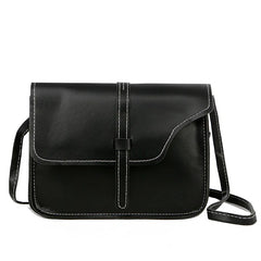 Retro Women Messenger Bag Solid Small Square Crossbody Bag For Women