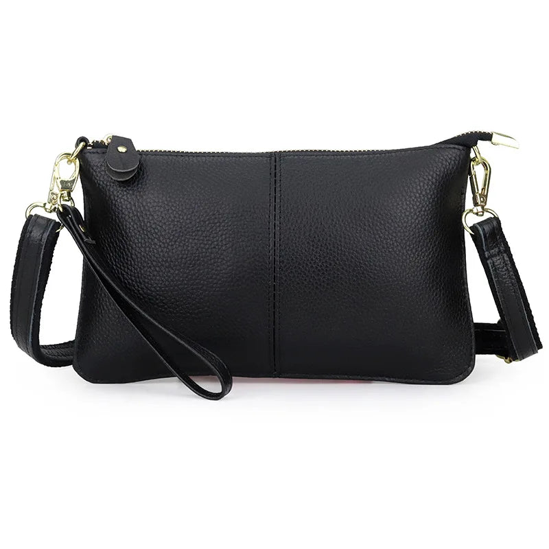Leather Crossbody Bag Women's Clutch Shoulder Bag
