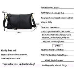 Leather Crossbody Bag Women's Clutch Shoulder Bag