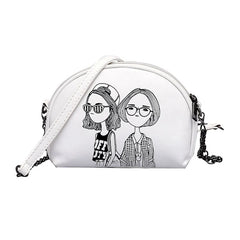 Crossbody Bag for Women Lady Girl Shoulder Bag Chain Zipper Small Beach Bag