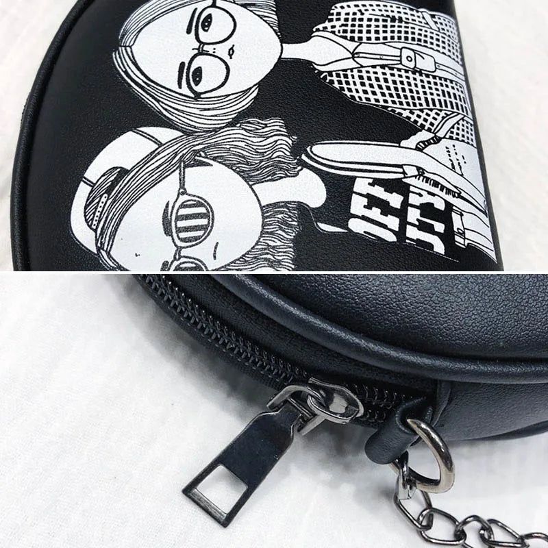 Crossbody Bag for Women Lady Girl Shoulder Bag Chain Zipper Small Beach Bag