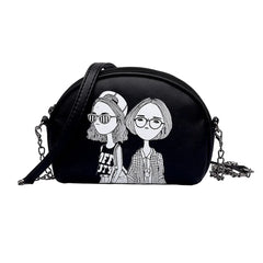 Crossbody Bag for Women Lady Girl Shoulder Bag Chain Zipper Small Beach Bag