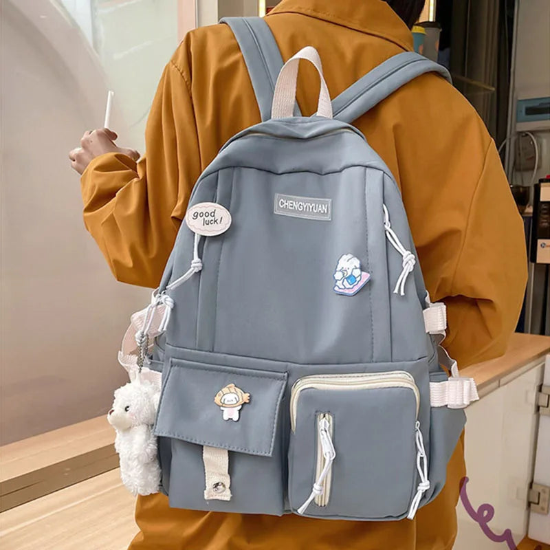 Small Fresh Girl Backpack for Junior High School