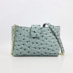Embossed PU Leather Bag Women Shoulder Chain Bag Crossbody Lady Bag
