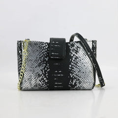 Embossed PU Leather Bag Women Shoulder Chain Bag Crossbody Lady Bag