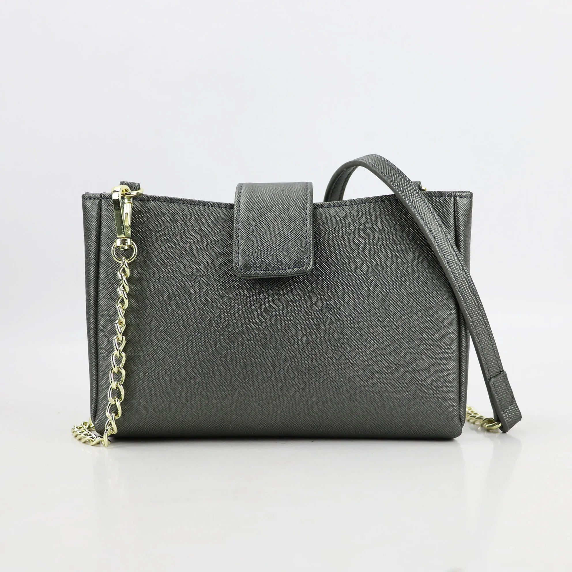 Embossed PU Leather Bag Women Shoulder Chain Bag Crossbody Lady Bag
