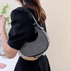 Diamond Rhinestones Women Underarm Bags Clutches Totes Party Shoulder Bags