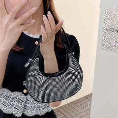 Diamond Rhinestones Women Underarm Bags Clutches Totes Party Shoulder Bags
