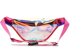 Laser Transparent Waist Pack Hip Bag Waterproof Travel Beach Waist