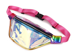 Laser Transparent Waist Pack Hip Bag Waterproof Travel Beach Waist