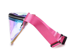 Laser Transparent Waist Pack Hip Bag Waterproof Travel Beach Waist