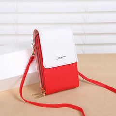 Women's Leather Crossbody Purse with Large Capacity