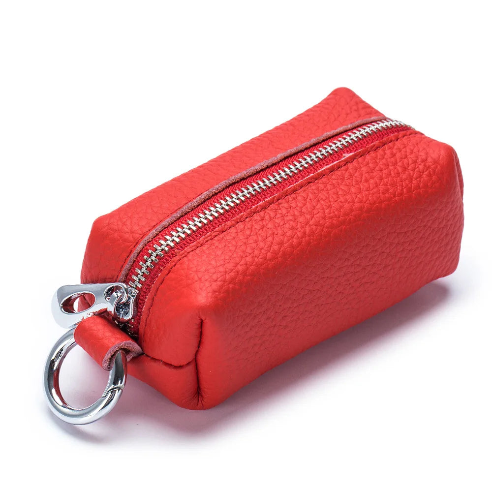 Leather Key Bags Women Key Holder Organizer Pouch Car Long Key Bag