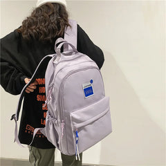 Girls Backpack Student Bookbag Travel Bag Women Mochila Nylon Waterproof