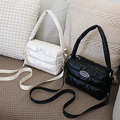 Soft Crossbody Bag Solid Space Cotton Women's Bag