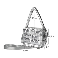Soft Crossbody Bag Solid Space Cotton Women's Bag