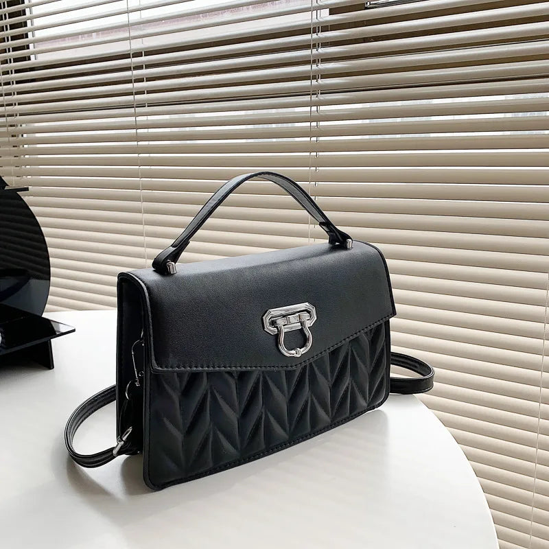 Small Square Shoulder Bag Casual Crossbody Top Handle Bags For Women