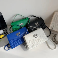 Small Square Shoulder Bag Casual Crossbody Top Handle Bags For Women