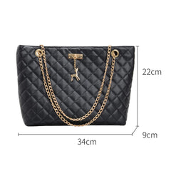 Delicate Casual Shoulder Handbag PU Leather Women Large Capacity Travel Bag