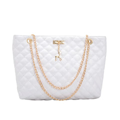 Women's PU Leather Shoulder Handbag Large Capacity Top-handle Bag