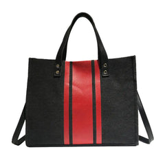 Ladies Canvas Shoulder Handbag Travel Tote Top-handle Shopping Bag