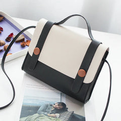 Women's Soft PU Mini Messenger Bag Small Square Shoulder Bags