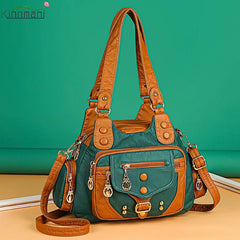 High Woman Messenger Bag Soft Leather Handbags Women's Bags