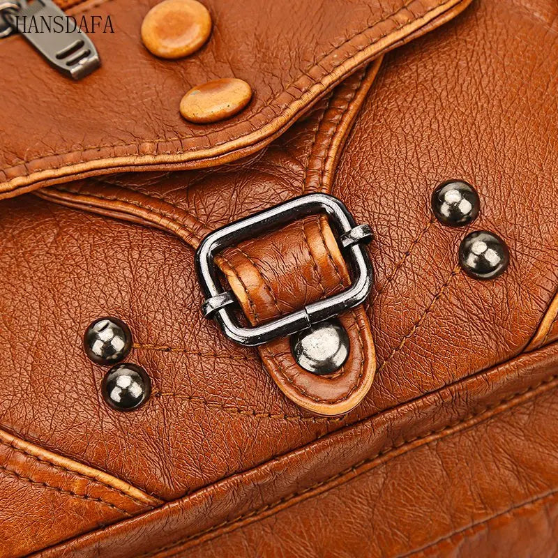Soft Leather Woman Messenger Bag Famous Women Shoulder Tote