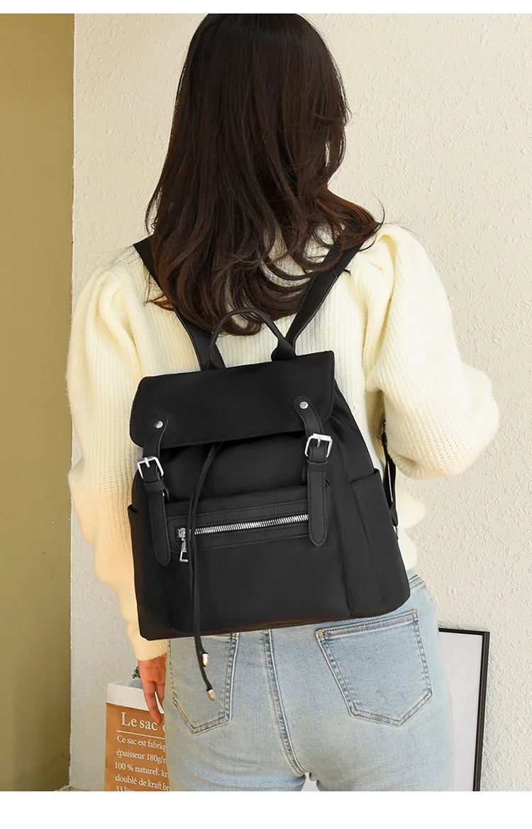 Women's Oxford Cloth Street Backpack Bags