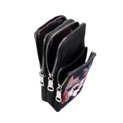 Large Capacity Shoulder Flower Material Casual Messenger Bag