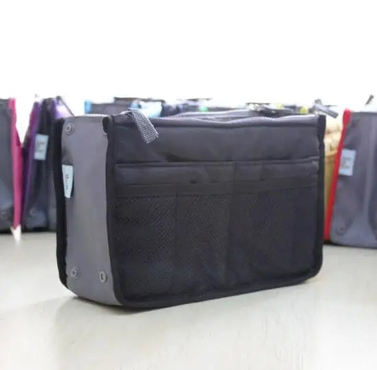 Women's Small Zipper Bag Cosmetic Organizer Travel Handbag