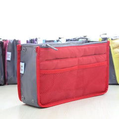 Women's Small Zipper Bag Cosmetic Organizer Travel Handbag