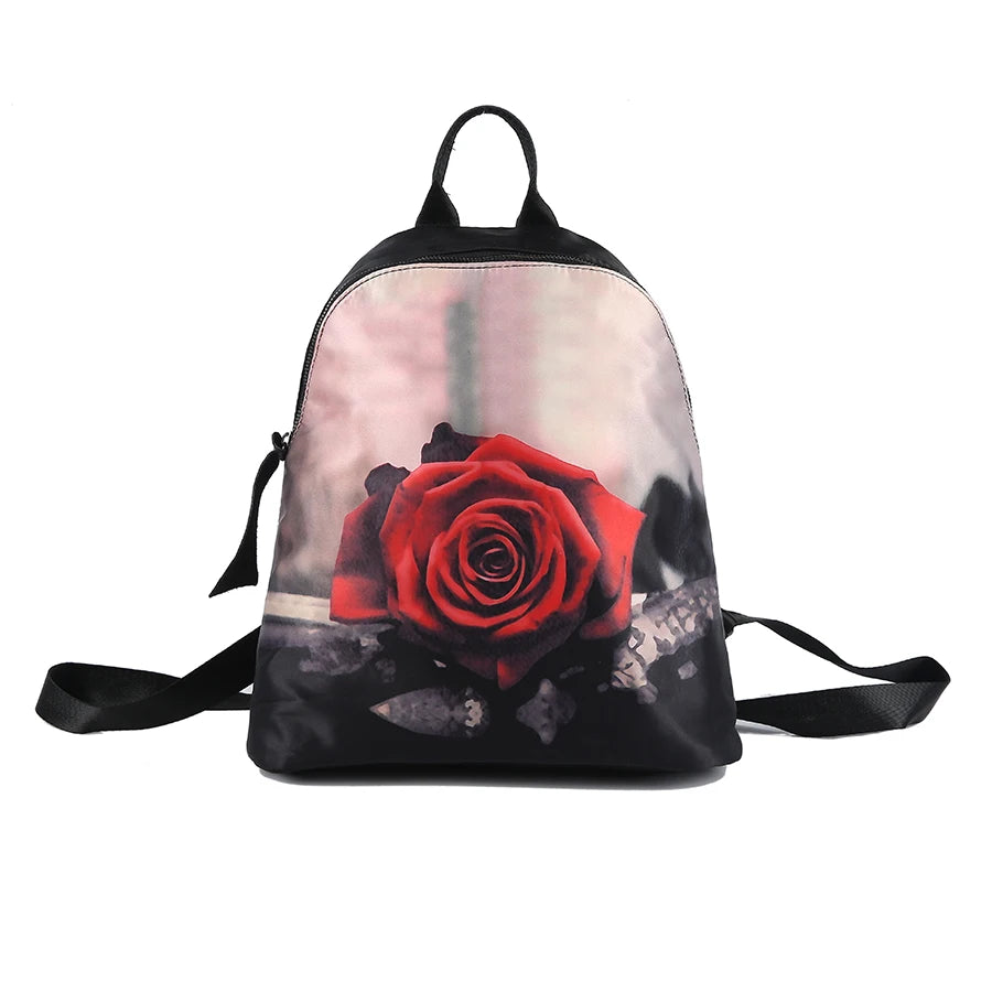Large Capacity Women Backpack Hot European American Street High Waterproof