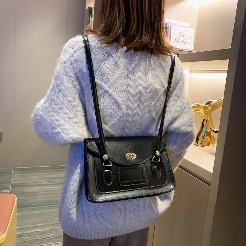 Vintage Chain Shoulder Crossbody Bags for Women High Tote Handbags