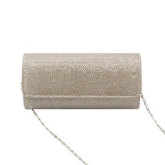 Glitter Dinner Purse Golden Wedding Clutch Chain Wallet Women Shoulder Crossbody
