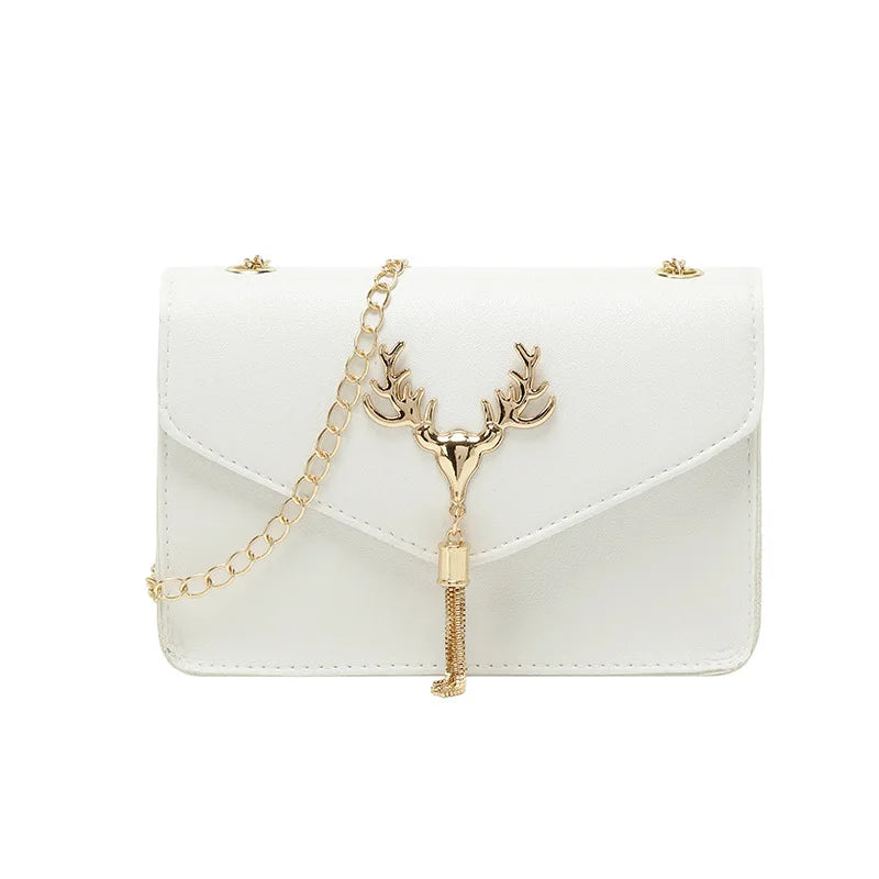 Women Crossbody Bag PU Leather Small Flap Messenger Bag for Ladies