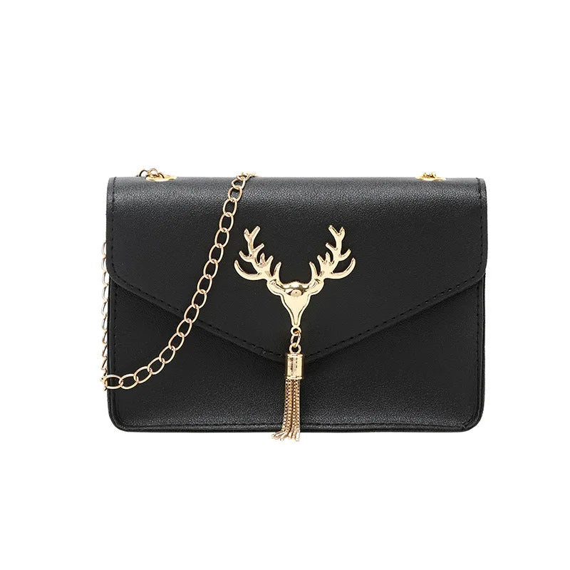 Women Crossbody Bag PU Leather Small Flap Messenger Bag for Ladies