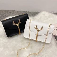 Women Crossbody Bag PU Leather Small Flap Messenger Bag for Ladies