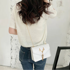 Women Crossbody Bag PU Leather Small Flap Messenger Bag for Ladies