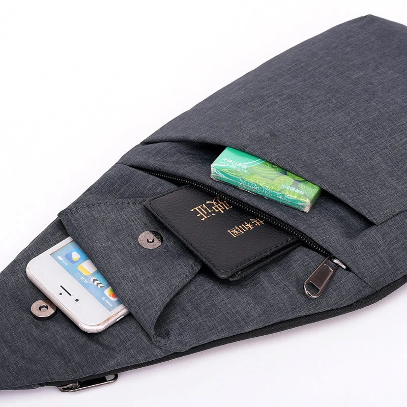 Korean Style Anti-theft Chest Bag for Men