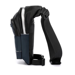 Men Reflective Stripe Chest Bag Waist Pack Unisex Crossbody Travel Phone Pouch