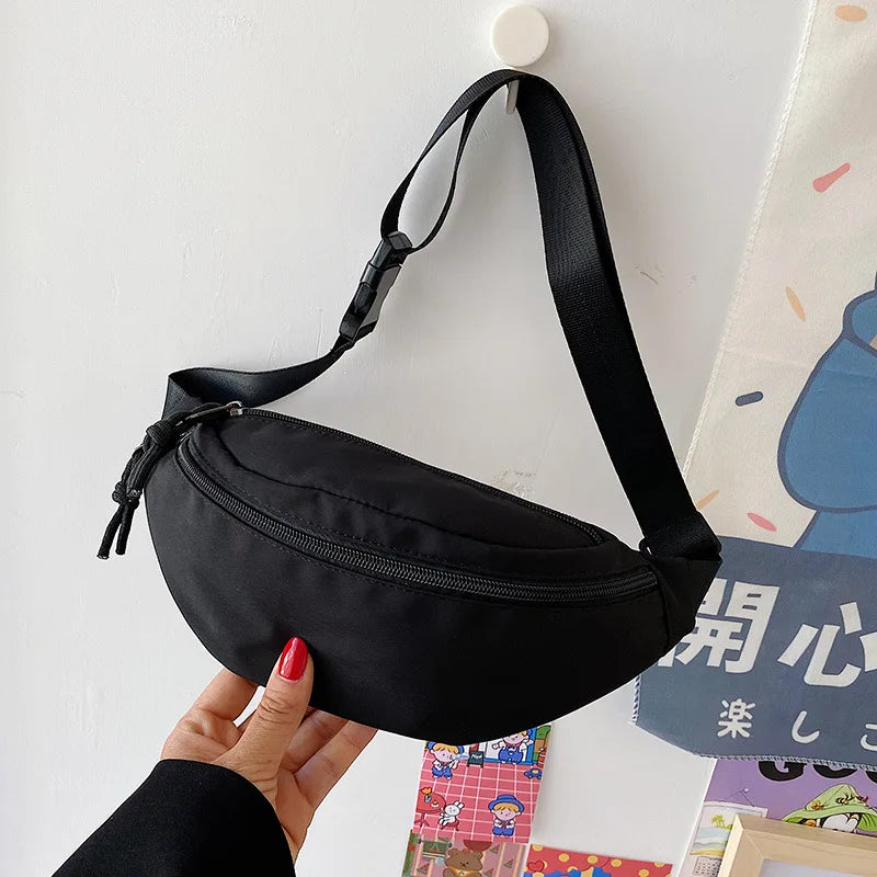 Men Women Waist Bum Bag Belt Money Pouch Wallet Zip Travel Hiking Bag