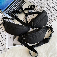 Men Women Waist Bum Bag Belt Money Pouch Wallet Zip Travel Hiking Bag