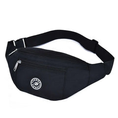 Men Women Waist Bum Bag Belt Money Pouch Wallet Zip Travel