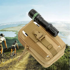 Men Women's Military Tactical Waist Belt Pack Molle Pouch Fanny Phone Pocket