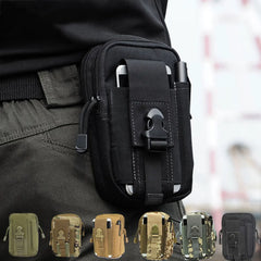 Men Women's Military Tactical Waist Belt Pack Molle Pouch Fanny Phone Pocket